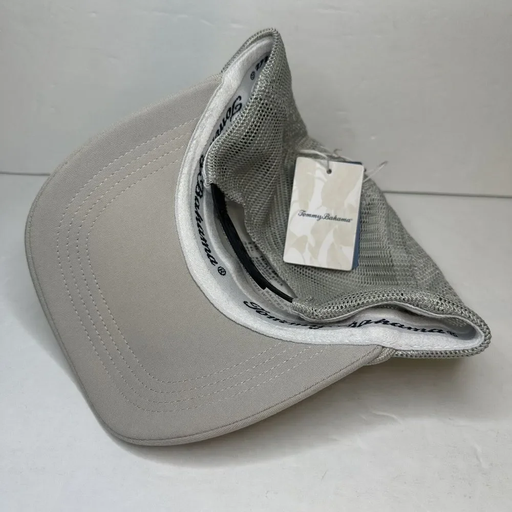 Tommy‎ Bahama Baseball Cap Trucker Hat Marlin Snap Back Adjustable Gray Fishing